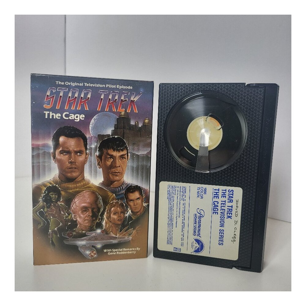 Star Trek - The TV Series BETA Tape Betamax (Not VHS) "The Cage"